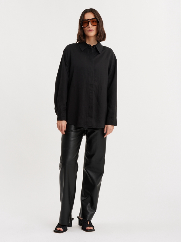 Holzweiler Dais Women's Shirts Black | BFQT-04851