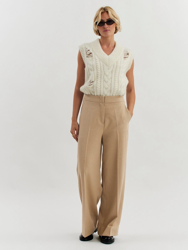 Holzweiler Ella Women's Trousers Brown | LHEG-32547