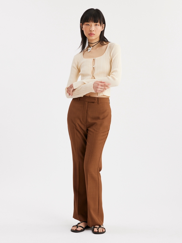 Holzweiler Nosabi Women's Trousers Brown | AJOT-29567