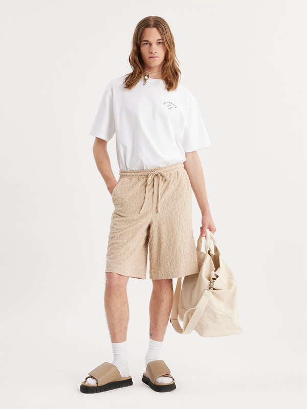 Holzweiler Oliver Terry Men's Shorts Brown | CROG-57089