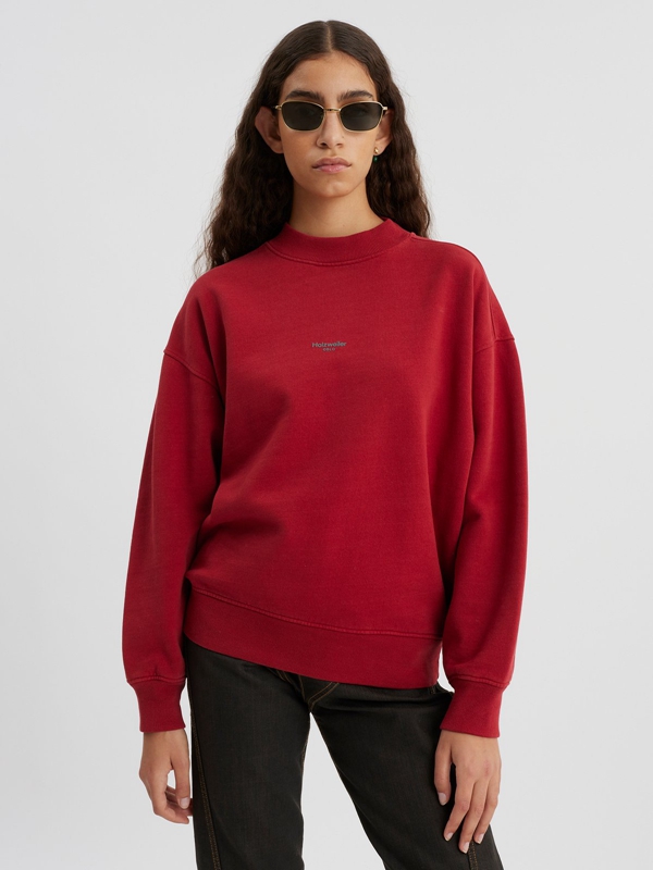 Holzweiler W. Mezzanine Oslo Women's Hoodie Red | IMFW-61579