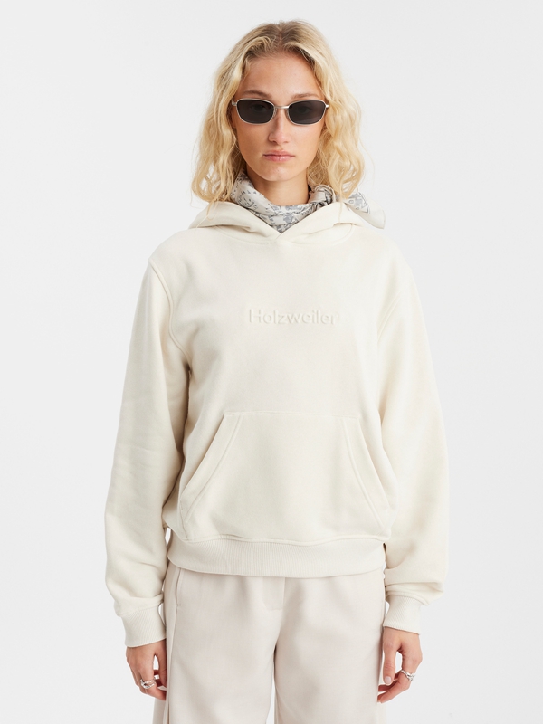 Holzweiler Zoe Print Women's Hoodie White | RZCY-63185