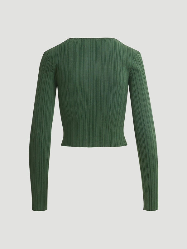 Holzweiler Ana Knit Women's Cardigan Green | FJOL-20348