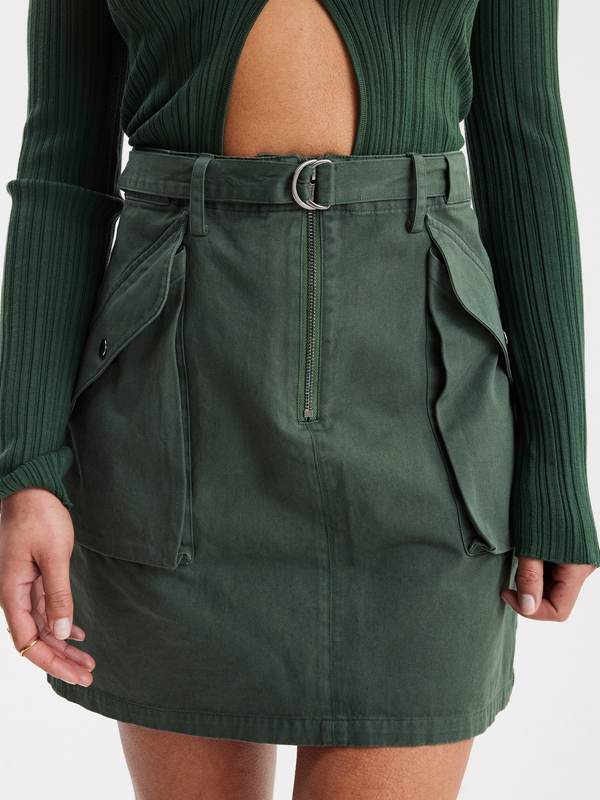 Holzweiler Brita Green Women's Skirts Green | WUYD-97648