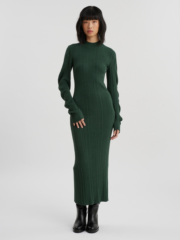 Holzweiler Daria Knit Women\'s Dress Green | DABM-37415