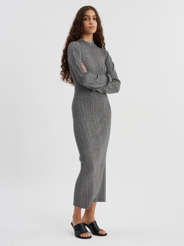 Holzweiler Daria Knit Women's Dress Grey | LYWH-61048