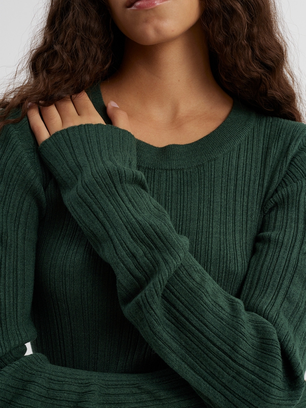 Holzweiler Delilah Knit Women's Tops Green | XVRU-20915