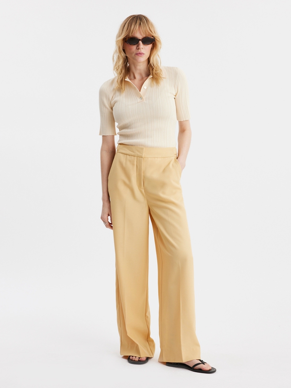 Holzweiler Ella Women\'s Trousers Yellow | RGSW-27430