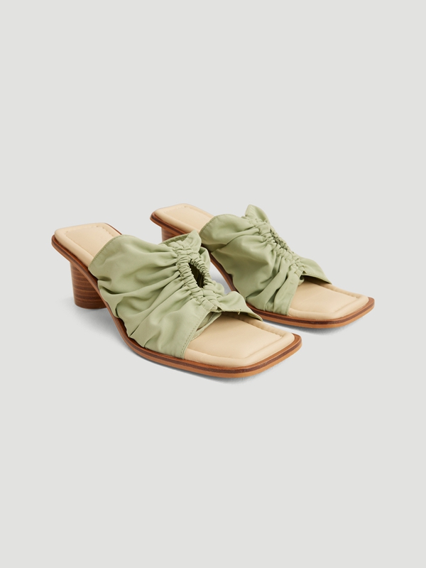 Holzweiler Goggo Women's Mules Green | ZTAB-46235