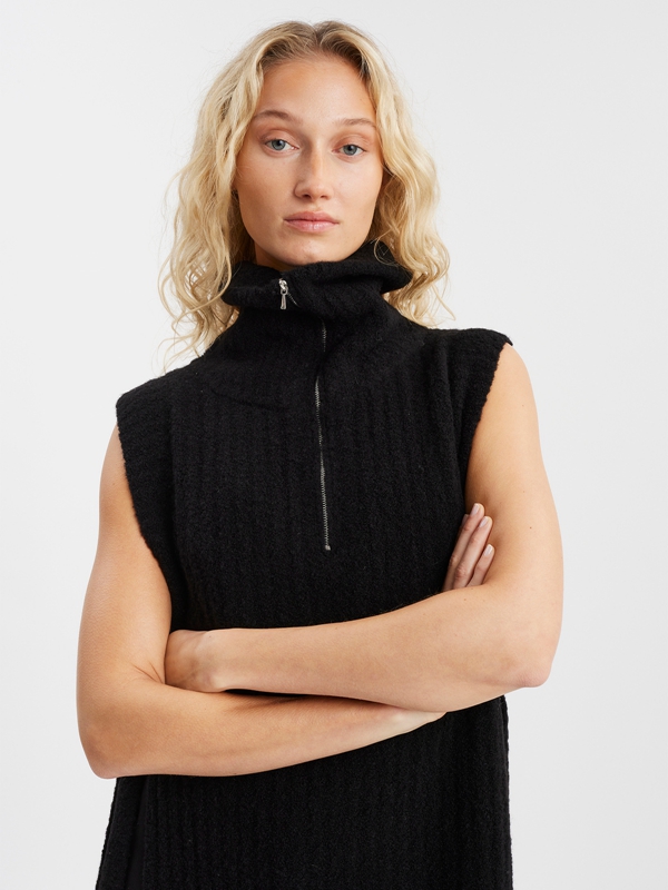 Holzweiler Hafjell Knit Long Women's Knitwear Black | CUGW-82674