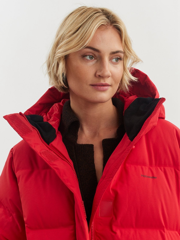 Holzweiler Loen Down Women's Jackets Red | QTEZ-54139