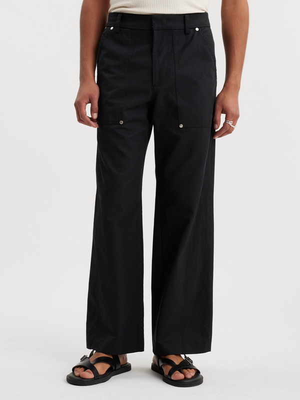 Holzweiler Lopa Worker Men's Trousers Black | NWSI-94782