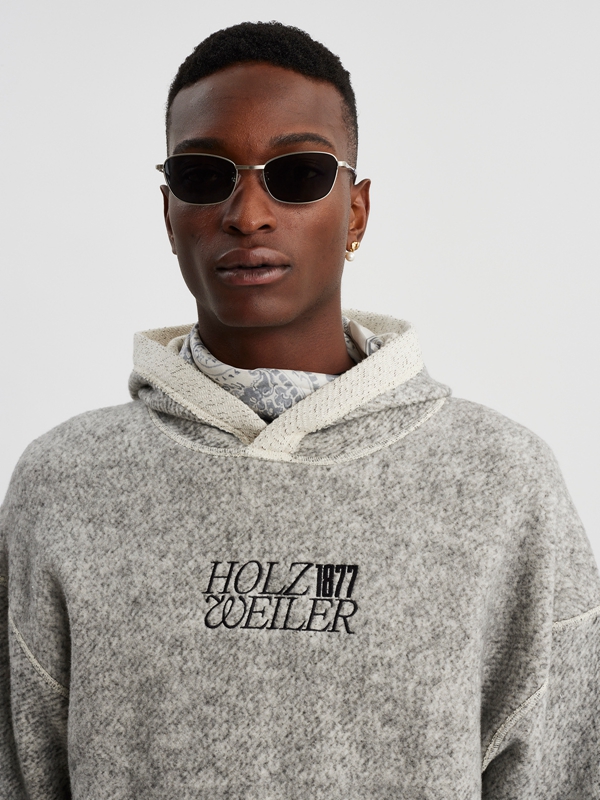 Holzweiler M. Aerial Men's Hoodie Grey | IRCZ-34891