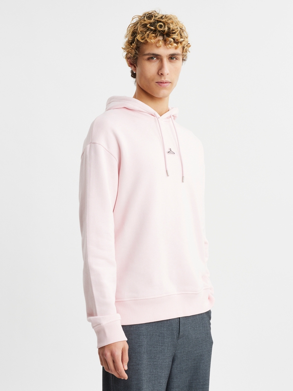 Holzweiler M. Hanger Men's Hoodie Pink | RLAJ-52836