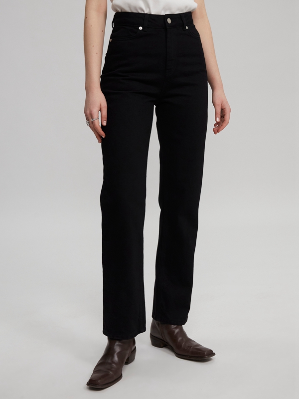 Holzweiler Naomi Twill Women's Trousers Black | MOHG-12973