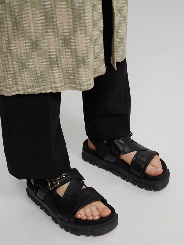 Holzweiler National Men's Sandals Black | MKHL-53802