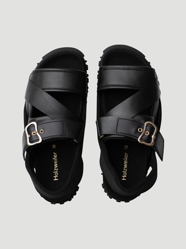 Holzweiler National Men's Sandals Black | MKHL-53802