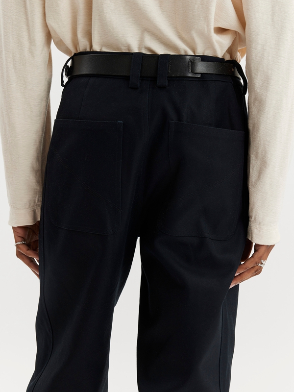 Holzweiler Neil Worker Men's Trousers Black | ZXIT-96250