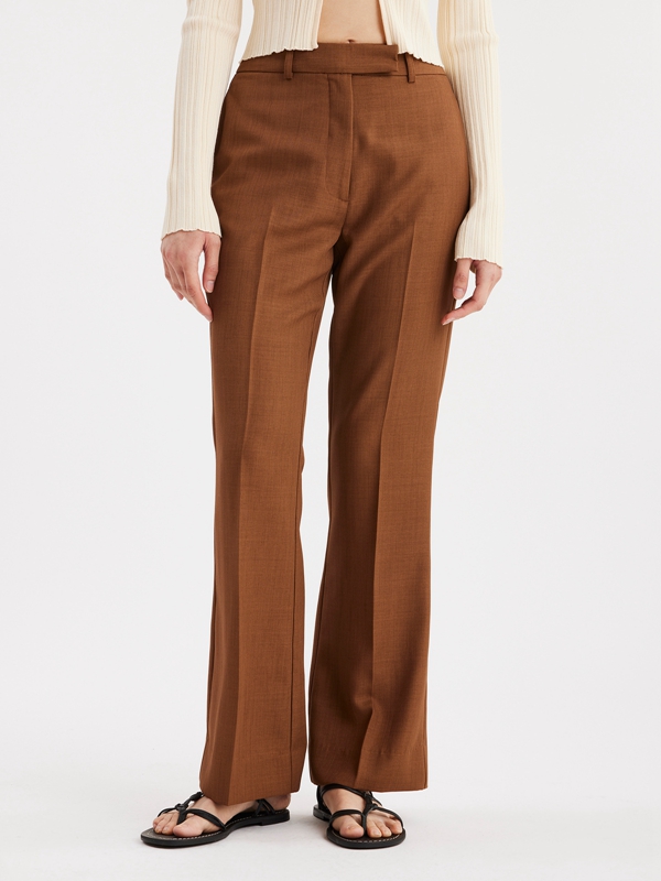 Holzweiler Nosabi Women's Trousers Brown | AJOT-29567