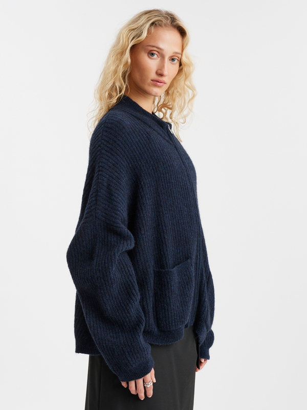 Holzweiler Penguin Knit Women's Cardigan Blue | AMGR-17865