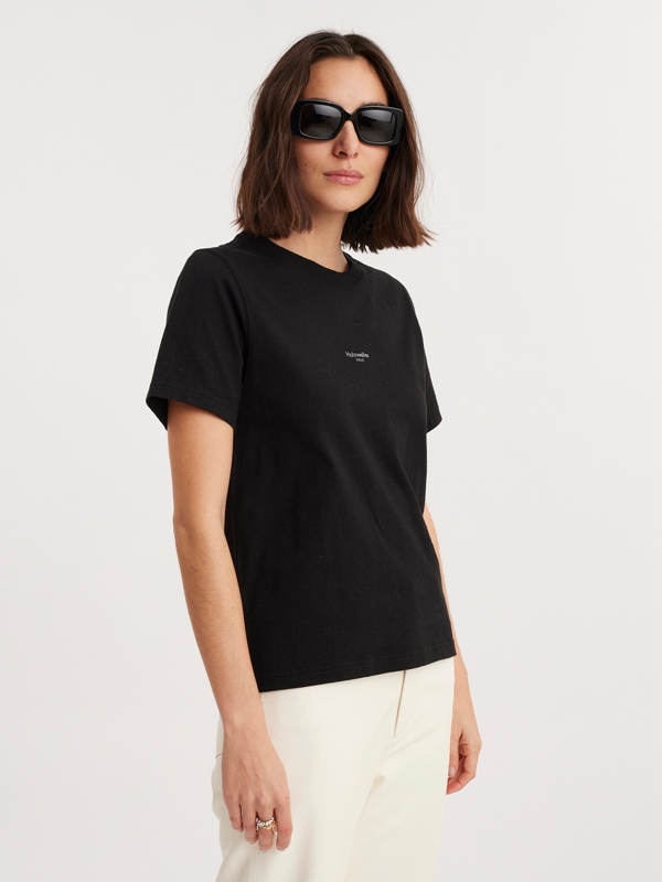 Holzweiler Penny Oslo Women's T Shirts Black | VRPQ-96382