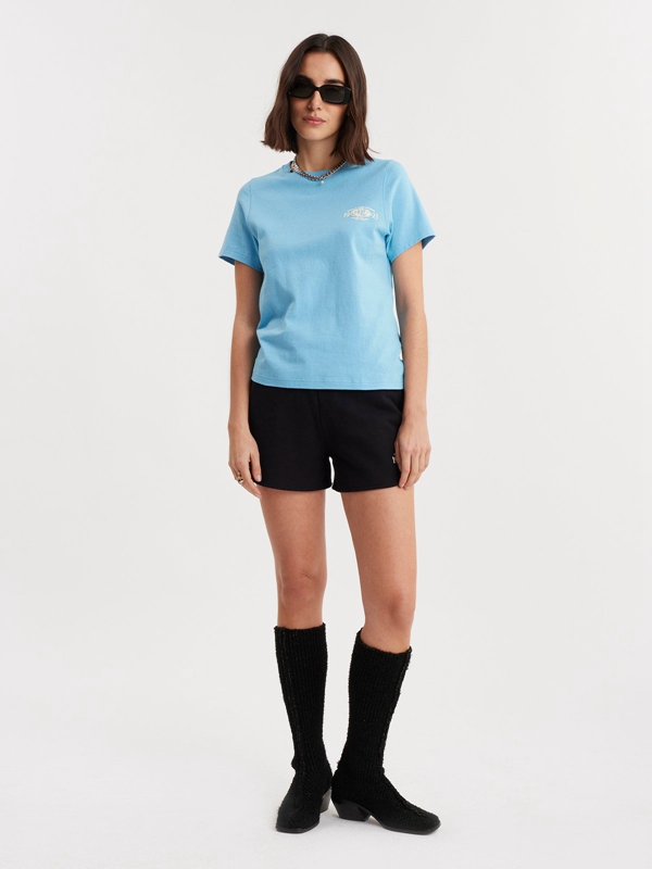 Holzweiler Penny Sporty Women's T Shirts Blue | GNIS-24306