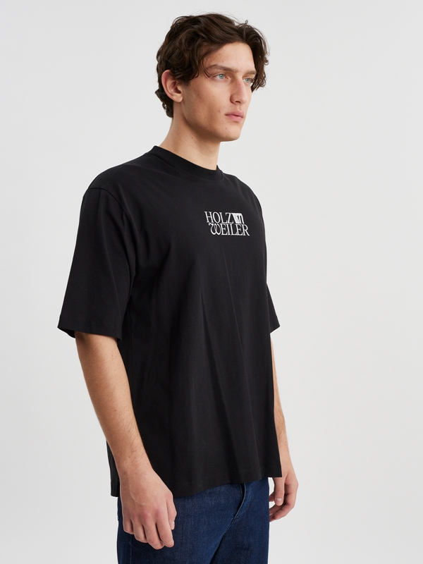 Holzweiler Ranger 1877 Men's T Shirts Black | LNQI-25387