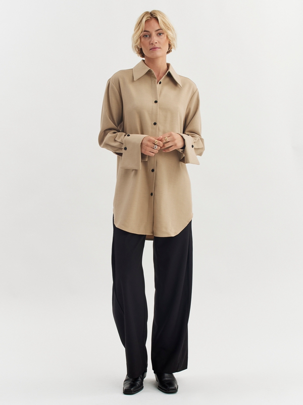 Holzweiler Roli Women's Shirts Brown | OPRG-52639