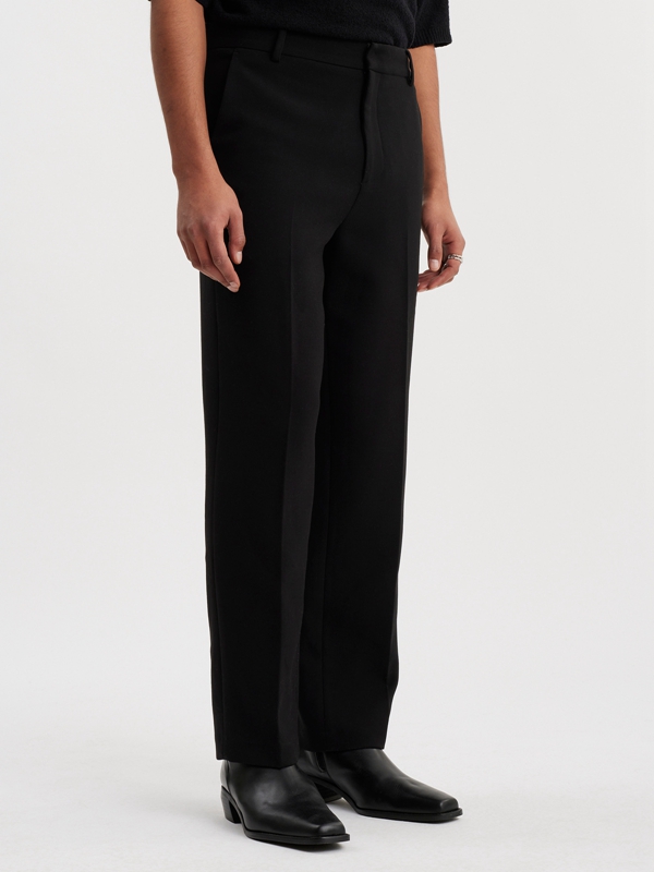 Holzweiler Stanley Formal Men's Trousers Black | WAXH-68152