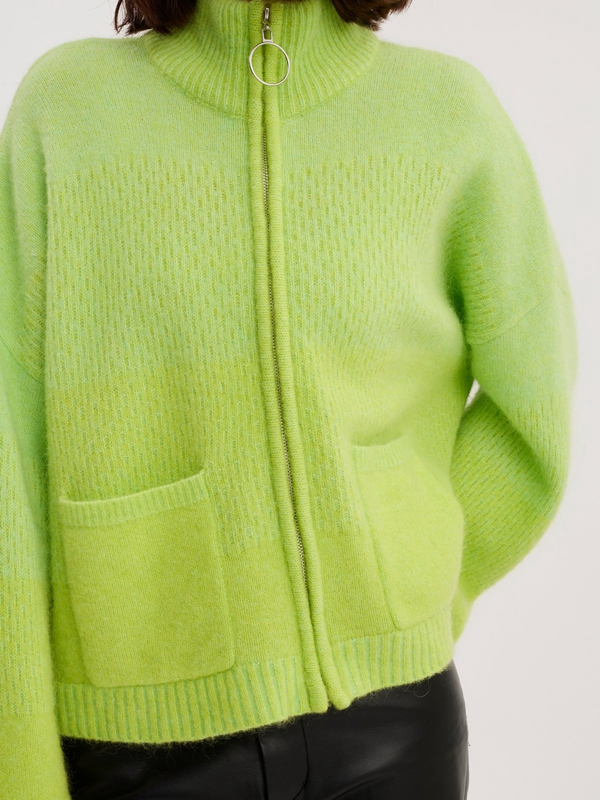 Holzweiler Tine Knit Women's Cardigan Green | XECH-49863