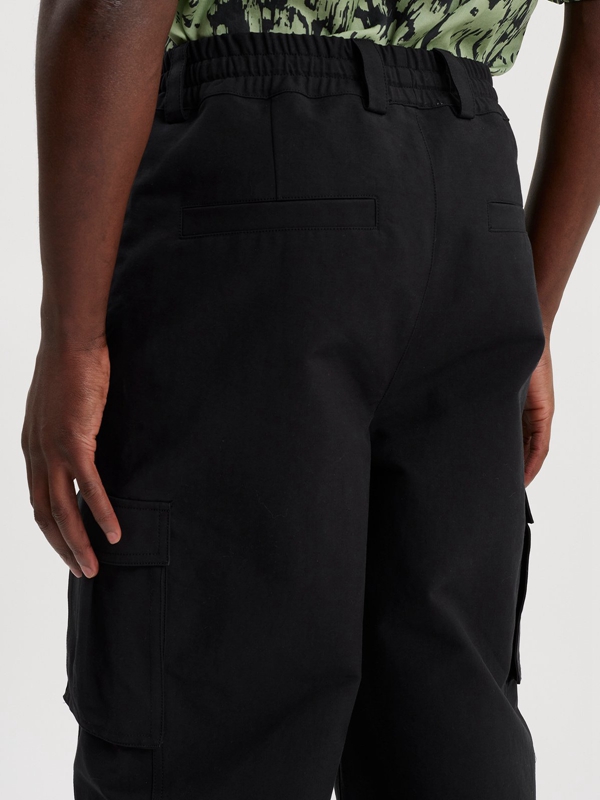 Holzweiler Tribeca Cargo Men's Trousers Black | WBQV-76820