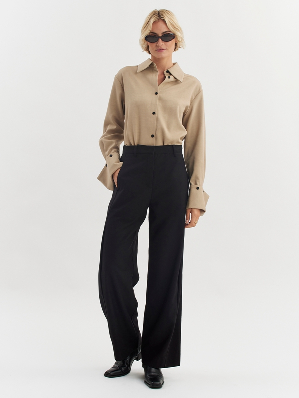 Holzweiler Vidda Women's Trousers Black | HYJC-26701