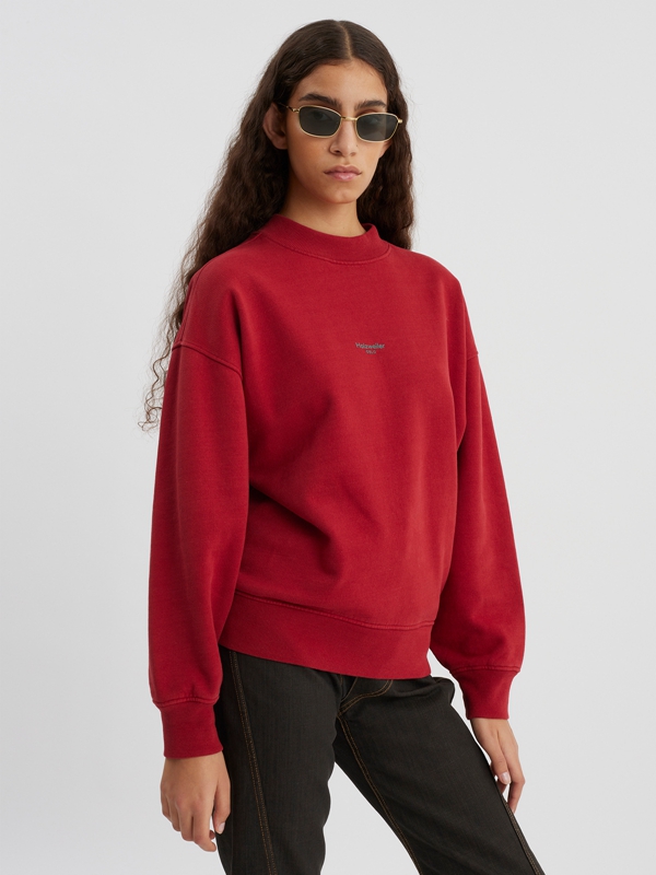 Holzweiler W. Mezzanine Oslo Women's Hoodie Red | IMFW-61579