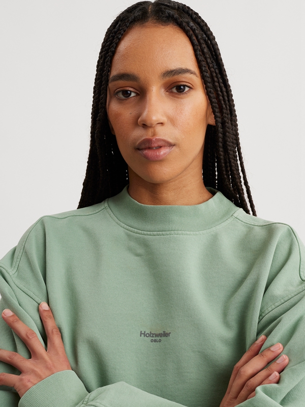 Holzweiler W. Mezzanine Oslo Women's Hoodie Green | XYQN-98765